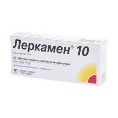 Леркамен 10 таблетки 10мг №60
