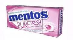 Ментос жевательные резинка Пьюр фреш Тутти Фрутти 15г