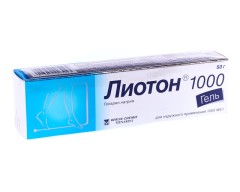 Лиотон 1000 гель 1000 ЕД/г 50г