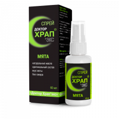 Антихрап Доктор Храп'Экс спрей Мята 60мл