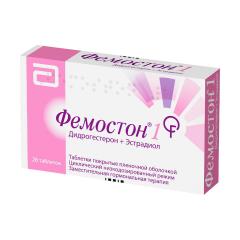 Фемостон 1 таблетки покрытые оболочкой 10мг+1мг и 1мг №28