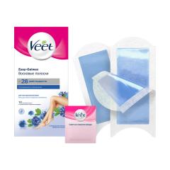 Вит Эксперт полоски для депиляции для чувствительной кожи №12