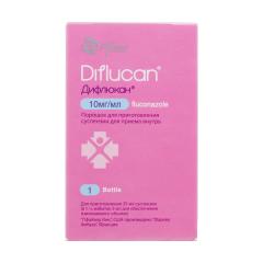 Дифлюкан порошок для приготовления суспензии внутрь 10мг/мл 24,4г 35мл