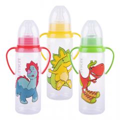 Курносики бутылочка с ручками 250мл+соска силикон 11139